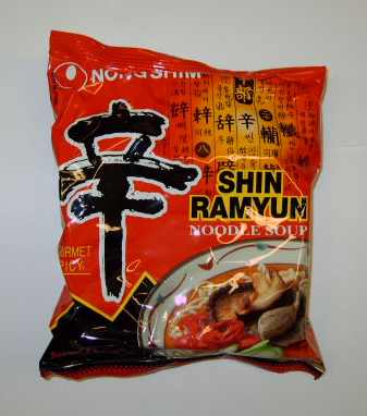 Shin Ramyum noodle soup