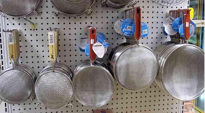 stainless strainers
